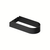Czarny metalowy wspornik Ravak Yard pro do montażu ściennego umywalki Yard 400