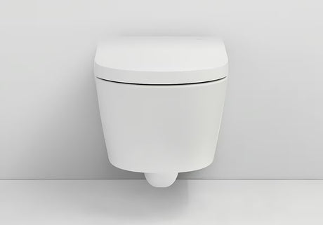 Miska WC Wisząca Roca Inspira In-Wash ze zintegrowanym bidetem w kolorze białym, w wersji Rimless.
