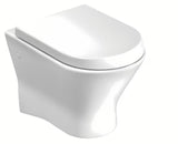 Białe miska WC wisząca Roca Nexo bez układu spłukującego z ukrytym mocowaniem