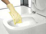 Biały miska WC wisząca Roca Nexo bez układu spłukującego z ukrytym mocowaniem