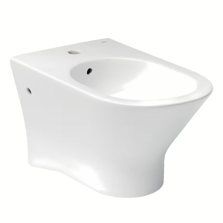 Biały wiszący bidet Roca Nexo pro do nowoczesnej łazienki