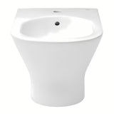Biały wiszący bidet Roca Nexo pro do nowoczesnej łazienki