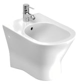 Biały wiszący bidet Roca Nexo pro do nowoczesnej łazienki
