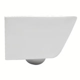 Białe miska WC wisząca Roca The Gap w wersji Rimless bez układu spłukującego i o kwadratowym designie