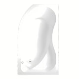 Roth Activa asymetryczna narożna wanna akrylowa prawa 170 x 90 cm