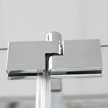 Ścianka boczna do drzwi prysznicowych Roth Elegant Neo Line 80 cm w wykończeniu czarny mat