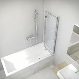 Prostokątna wanna akrylowa Roth Kubic Neo 160x80 cm w nowoczesnym wzornictwie