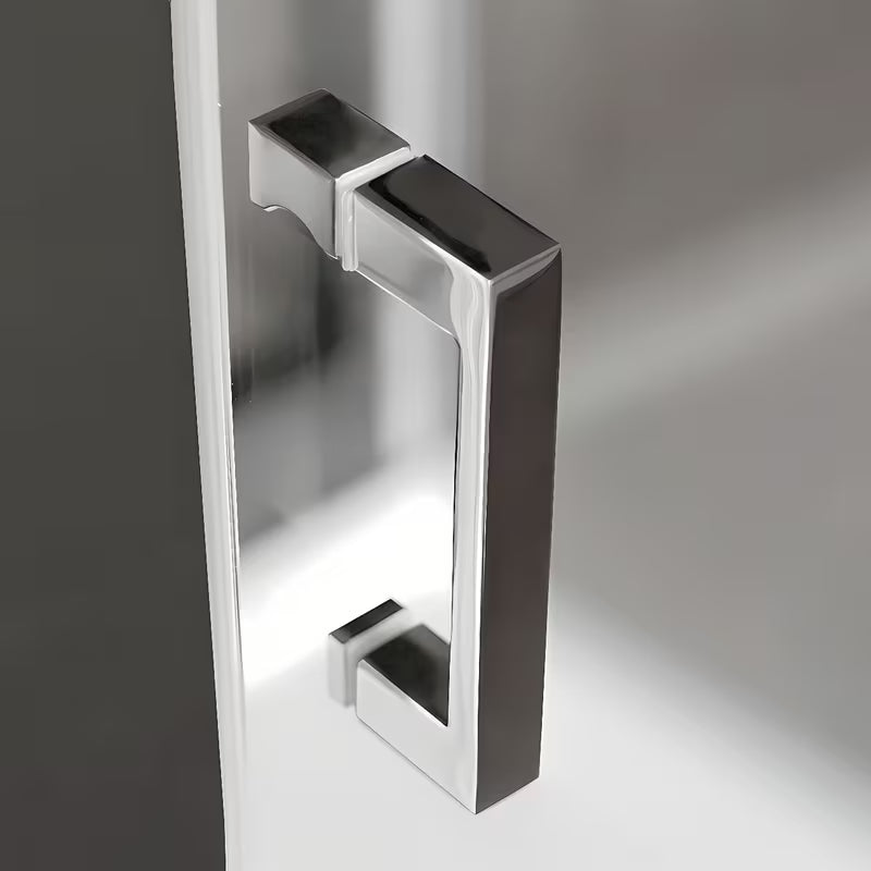 Przesuwne drzwi prysznicowe Roth Lega Line 130 cm w błyszczącym chromie z przezroczystym szkłem