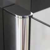 Ścianka boczna do drzwi prysznicowych Roth Tower Line 70 cm w błyszczącym chromie ze szkłem przezroczystym
