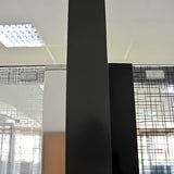 Roth Walk In Line walk-in parawan prysznicowy 80 cm z profilem w czarnym macie i dekorem Potisk