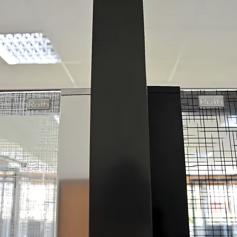 Roth Walk In Line ścianka prysznicowa Walk‑in- 80 cm w błyszczącym chromie z transparentnym dekorem