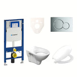 Zestaw WC podtynkowy S-line Pro z modułem Geberit Duofix, deską URBAN i przyciskiem Sigma 01 w wykończeniu chrom