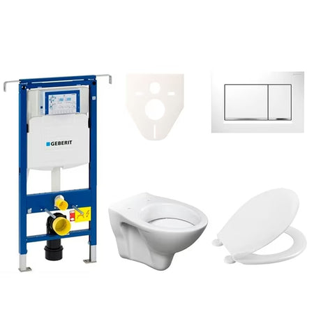 Zestaw WC podtynkowy S-Line Pro z modułem Geberit Duofix, deską sedesową URBAN i przyciskiem Sigma 30