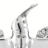 Jednouchwytowa ścienna bateria wannowa S-Line Pro w wykończeniu chrom z zaokrąglonym wzornictwem
