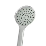 Chromowana bateria wannowa S-Line Pro na krawędź wanny z zestawem prysznicowym i z dźwignią.