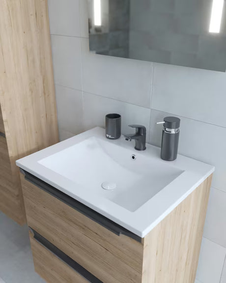 Czarna matowa bateria umywalkowa S-Line Pro w nowoczesnym designie