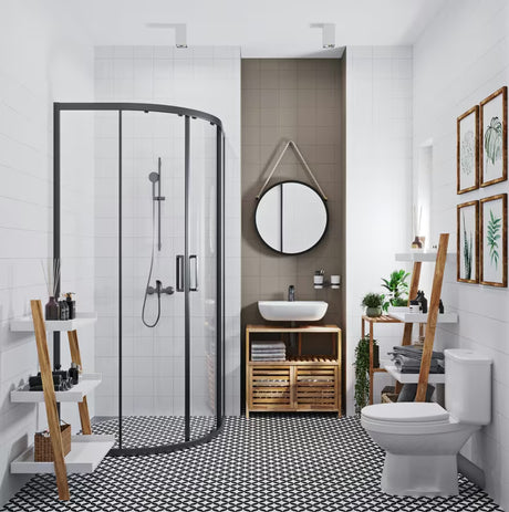 Czarna matowa bateria umywalkowa S-Line Pro w nowoczesnym designie