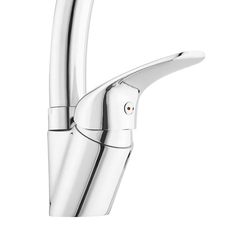Chromowana bateria zlewozmywakowa S-Line Pro z obrotowym ramieniem