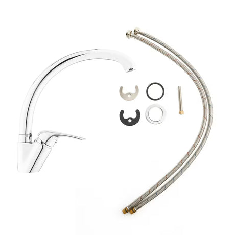 Chromowana bateria zlewozmywakowa S-Line Pro z obrotowym ramieniem