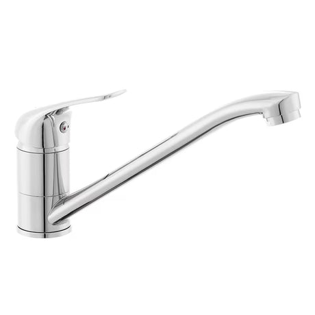Chromowana jednouchwytowa stojąca bateria zlewozmywakowa S-Line Pro z obrotowym ramieniem