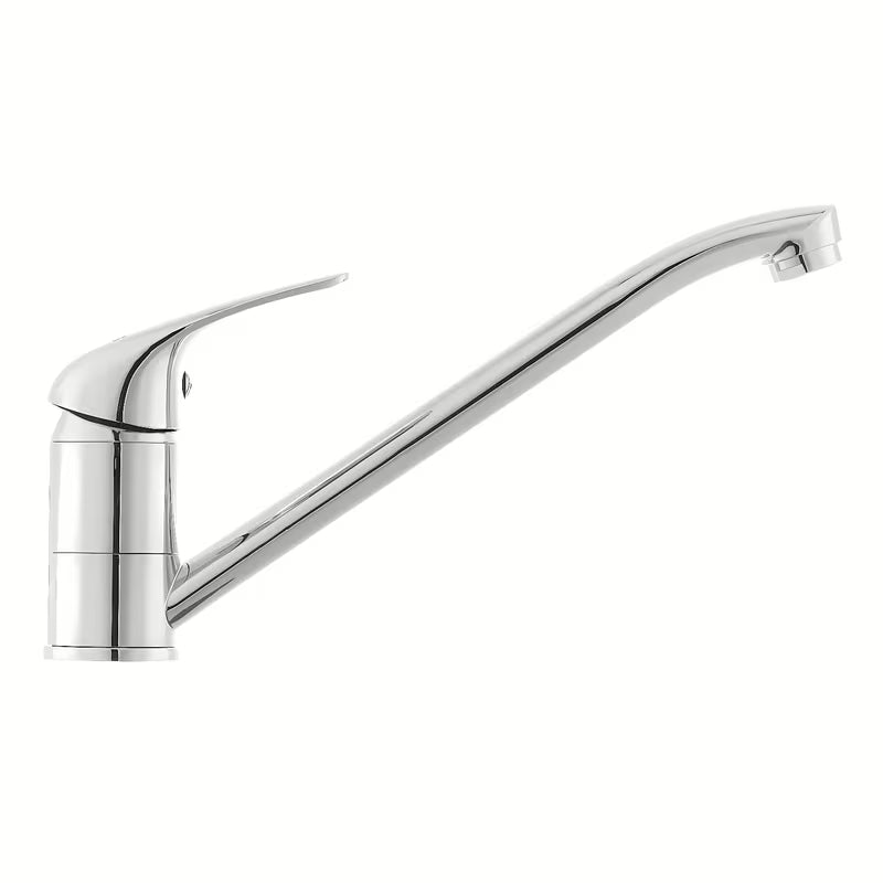 Chromowana jednouchwytowa stojąca bateria zlewozmywakowa S-Line Pro z obrotowym ramieniem