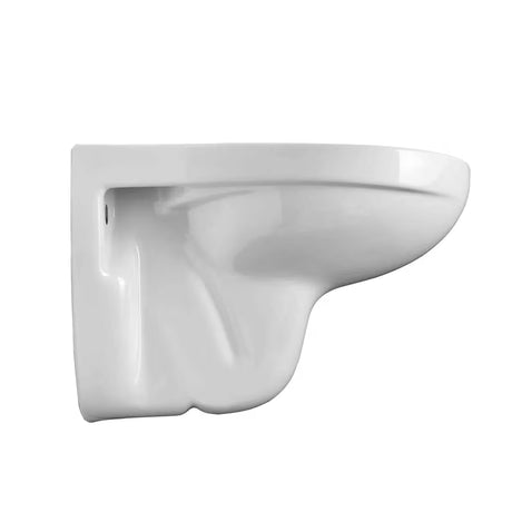 Biały miska WC wisząca SIKO S-Line Pro bez układu spłukującego z odpływem poziomym.