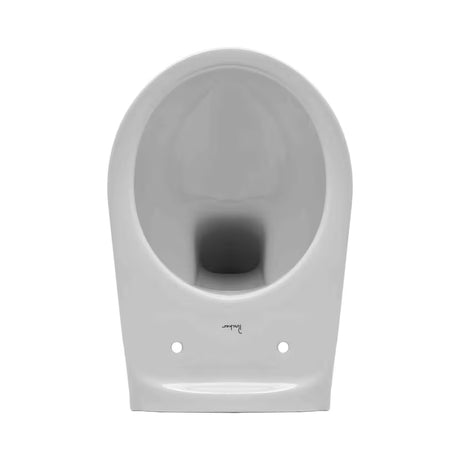 Biały miska WC wisząca SIKO S-Line Pro bez układu spłukującego z odpływem poziomym.