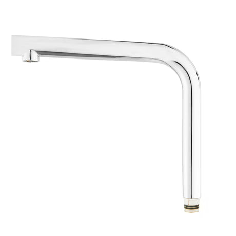 Ramię S-line Pro w błyszczącym chromie jako elegancki dodatek do nowoczesnej łazienki.