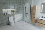 Zestaw prysznicowy S-Line w kolorze czarny mat z 3-funkcyjną słuchawką prysznicową i regulowanym uchwytem