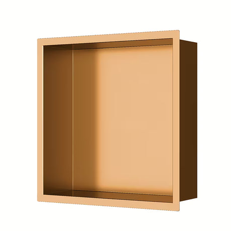 Wnęka prysznicowa SAT Aurum ze stali nierdzewnej w szczotkowanym kolorze rose gold z ramką