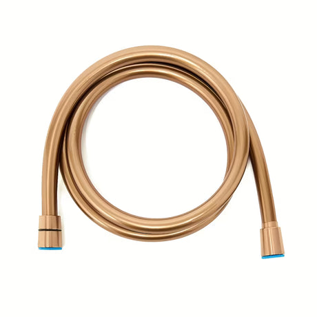 Wąż prysznicowy SAT Aurum 150 cm w wykończeniu szczotkowany rose gold z blokadą przed przekręceniem