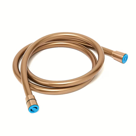 Wąż prysznicowy SAT Aurum 150 cm w wykończeniu szczotkowany rose gold z blokadą przed przekręceniem