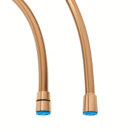 Wąż prysznicowy SAT Aurum 150 cm w wykończeniu szczotkowany rose gold z blokadą przed przekręceniem
