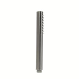 Słuchawka prysznicowa SAT Aurum w wykończeniu szczotkowany gun metal, o okrągłym, minimalistycznym designie.