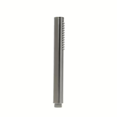 Słuchawka prysznicowa SAT Aurum w wykończeniu szczotkowany gun metal, o okrągłym, minimalistycznym designie.