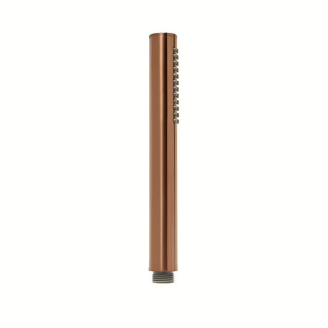 Słuchawka prysznicowa SAT Aurum w wykończeniu rose gold brushed, o okrągłym designie i ergonomicznym uchwycie.