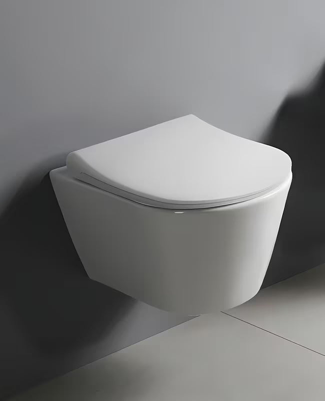 Zestaw WC podtynkowy Glacera Ava ze zbiornikiem SAT, przyciskiem spłukującym i duroplastową deską MISKA wc
