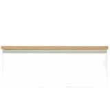 Wisząca szafka łazienkowa SAT B-Way 1 99x45x30 cm w białym połysku z płytą maskującą