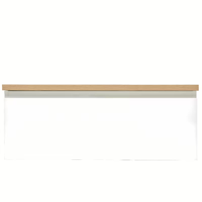 Wisząca szafka łazienkowa SAT B-Way 1 99x45x30 cm w białym połysku z płytą maskującą