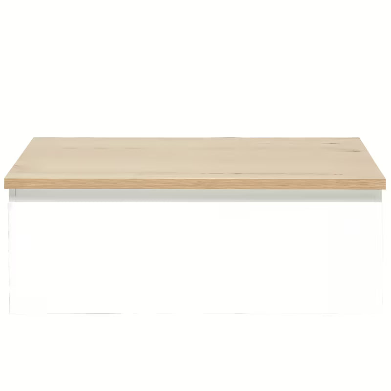 Wisząca szafka łazienkowa SAT B-Way 1 99x45x30 cm w białym połysku z płytą maskującą