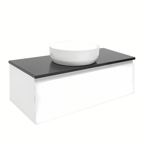 Wisząca szafka łazienkowa SAT B-Way 1 z płytą maskującą w kolorze białym, 99x45x30 cm