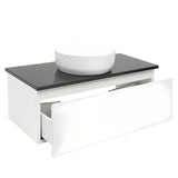 Wisząca szafka łazienkowa SAT B-Way 1 z płytą maskującą w kolorze białym, 99x45x30 cm