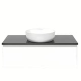 Wisząca szafka łazienkowa SAT B-Way 1 z płytą maskującą w kolorze białym, 99x45x30 cm