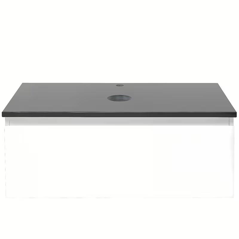Wisząca szafka łazienkowa SAT B-Way 1 z płytą maskującą w kolorze białym, 99x45x30 cm