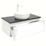 Biała wisząca szafka łazienkowa SAT B-Way 1 z płytą maskującą, 99x45x30 cm