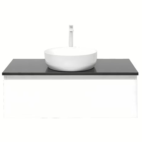 Biała wisząca szafka łazienkowa SAT B-Way 1 z płytą maskującą, 99x45x30 cm