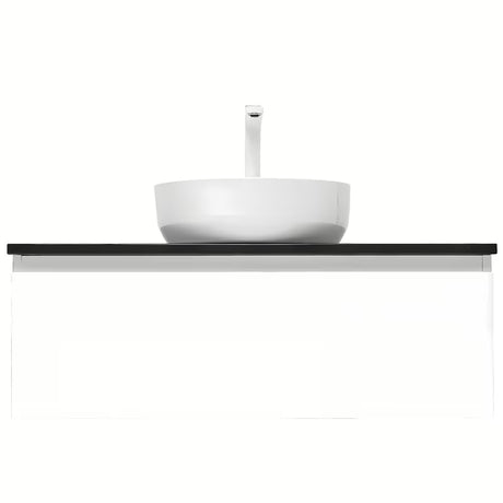 Biała wisząca szafka łazienkowa SAT B-Way 1 z płytą maskującą, 99x45x30 cm
