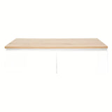 Wisząca szafka łazienkowa SAT B-Way 1 z płytą maskującą w białym połysku, 119x30x45 cm