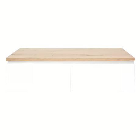 Wisząca szafka łazienkowa SAT B-Way 1 z płytą maskującą w białym połysku, 119x30x45 cm