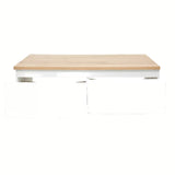 Wisząca szafka łazienkowa SAT B-Way 1 z płytą maskującą w białym połysku, 119x30x45 cm